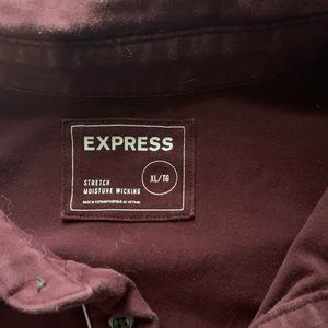 Express Maroon Polo